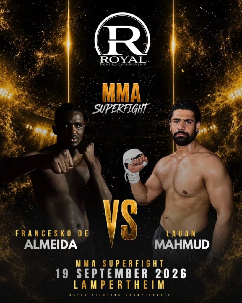 Plakat Royal Fighting Championship: Lauan Mahmud vs. Francesko de Almeida